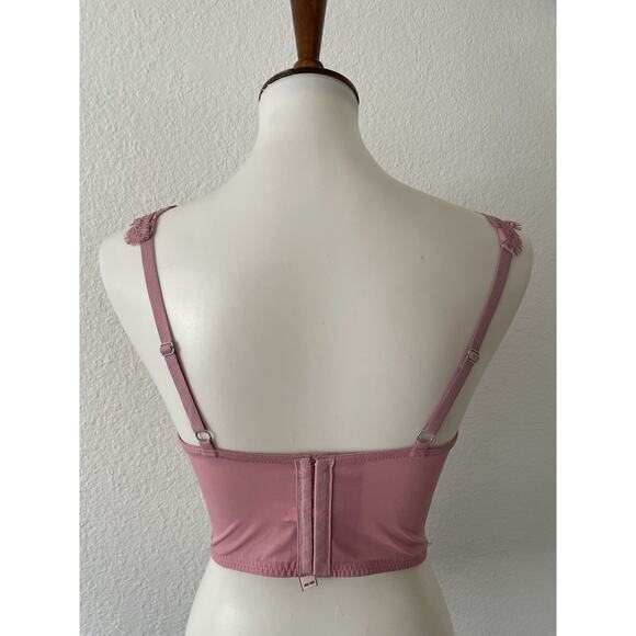 Victoria's Secret Bra Demi Lace Floral Semi Sheer Lingerie - Picture 6 of 10